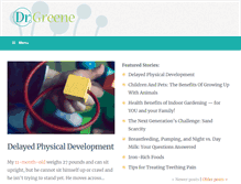 Tablet Screenshot of drgreene.com